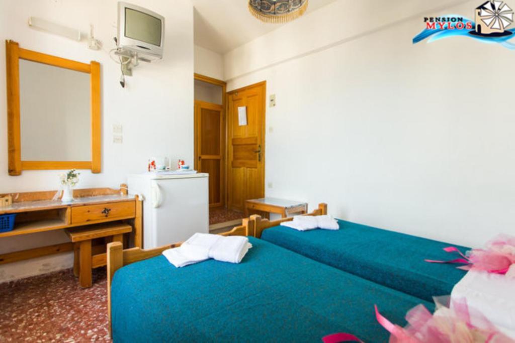 Pension Mylos アイオス・ニコラオス 部屋 写真